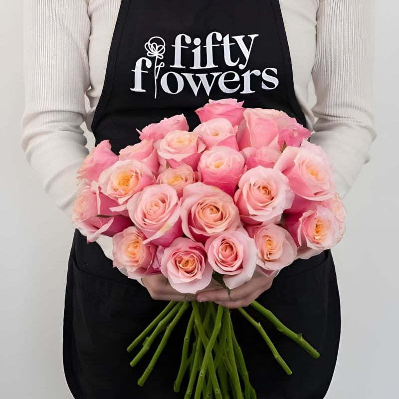 Flamingo Novelty Rose Apron - Image