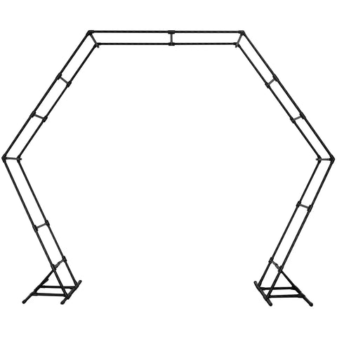 DIY Flower Arch Hexagon