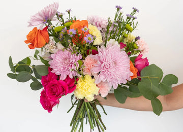 Fresh Off The Market Flower Arrangement Hand - Image