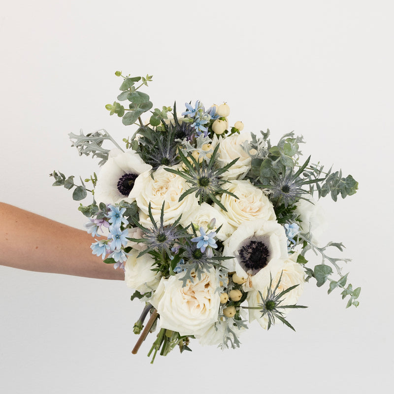 Frosted Winter Diy Flower Kit Vase - Image