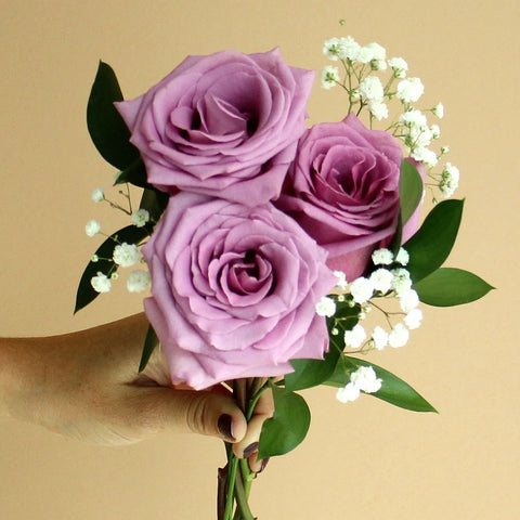 Fundraiser Lavender Flowers Bunch in Hand