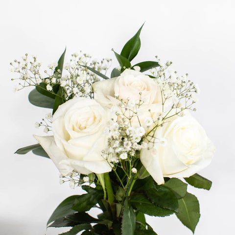 Fundraiser White Flower Stem