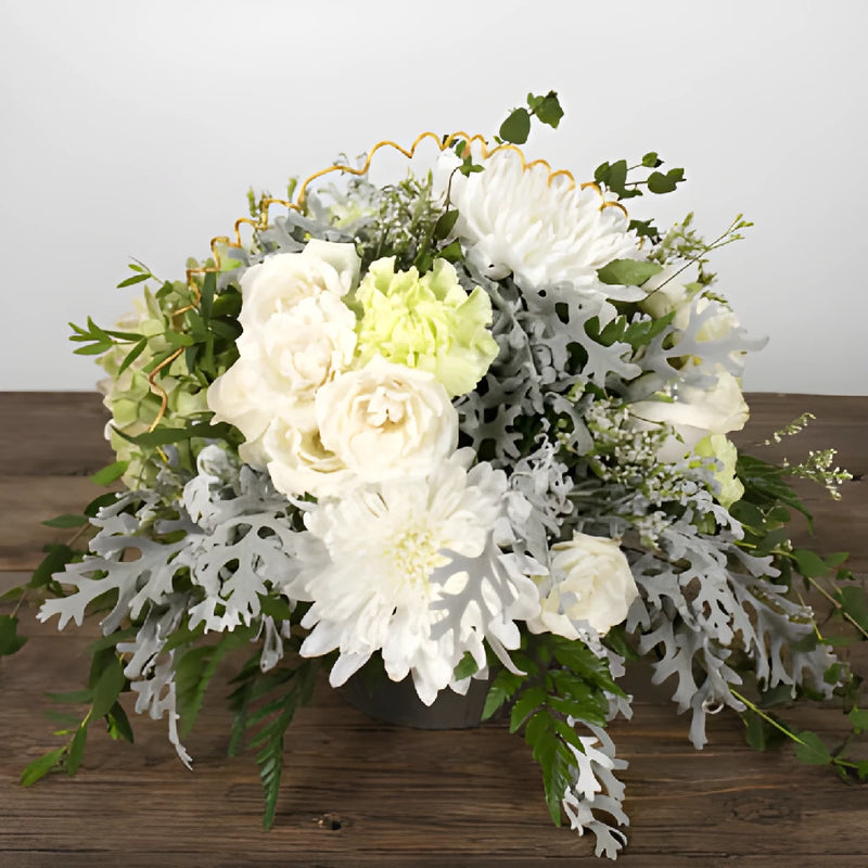 Flourishing Green and White DIY Flower Design Class Kit