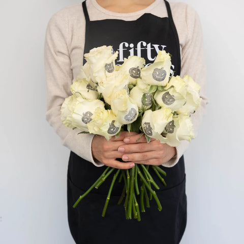 Glow In The Dark Jack O Lantern Roses - Image
