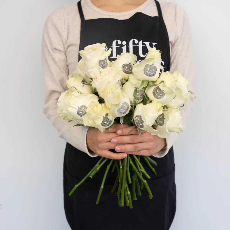 Glow In The Dark Jack O Lantern Roses - Image