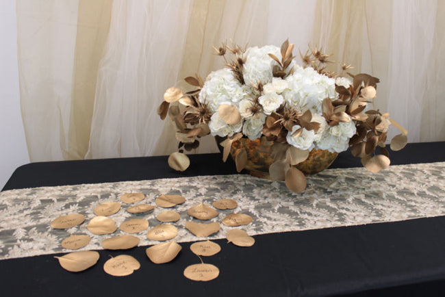 Gold and White Centerpiece Inspiration