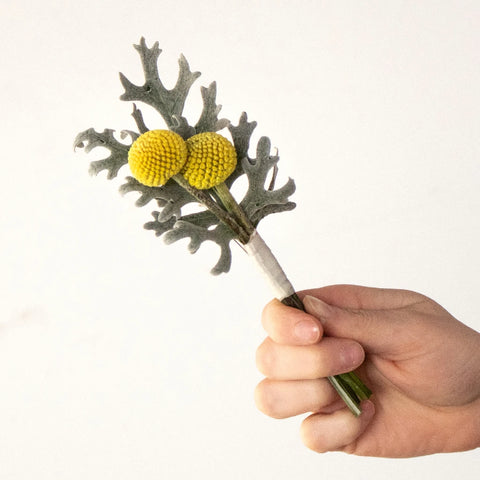 Golden Ray Bouquet And Boutonniere - Image