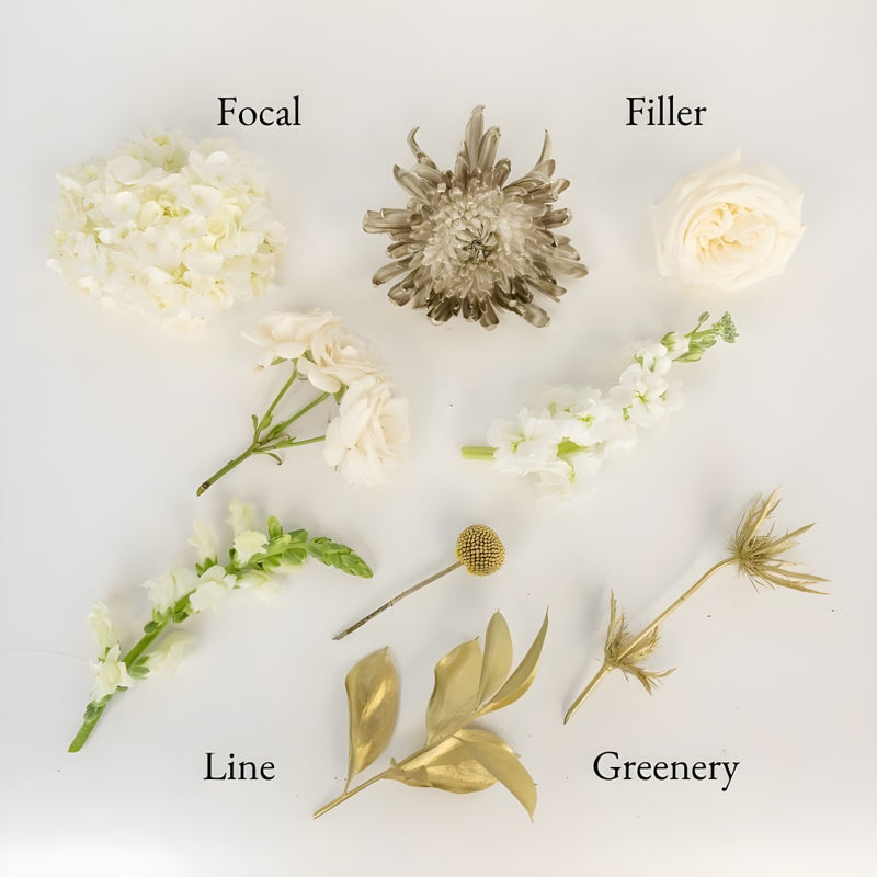 Golden Yellow Bliss Bouquet Bar Flower Kit Apron - Image