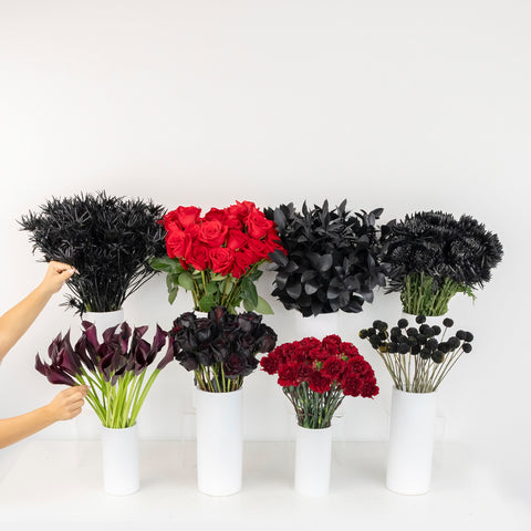 Gothic Vibes Bouquet Bar Flower Kit Close Up - Image