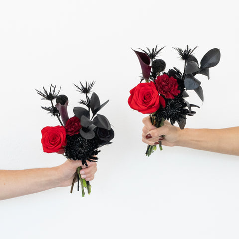 Gothic Vibes Bouquet Bar Flower Kit Vase - Image