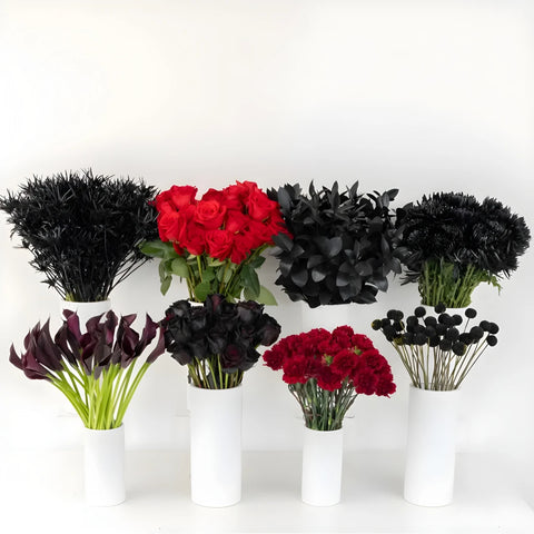 Gothic Vibes Diy Flower Kit Close Up - Image