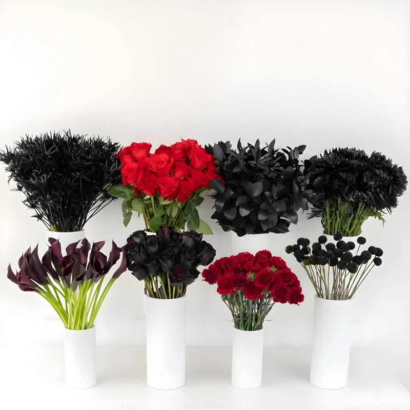 Gothic Vibes Diy Flower Kit Close Up - Image