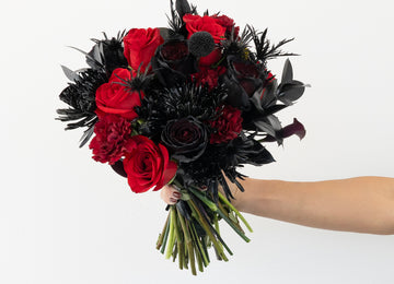 Gothic Vibes Flower Bouquet Close Up - Image