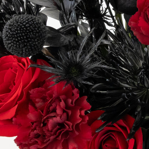 Gothic Vibes Flower Centerpieces Close Up - Image