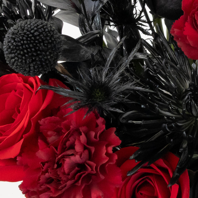 Gothic Vibes Flower Centerpieces Close Up - Image