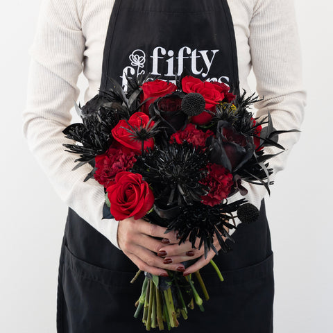 Gothic Vibes Flower Centerpieces Apron - Image