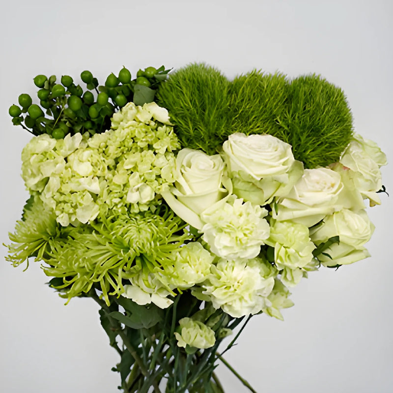 Green Gem Combo DIY Flower Kit In a Vase