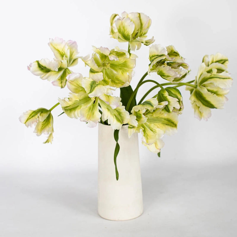 Green Wave Parrot Tulip Vase - Image