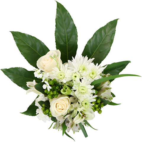 Divine Ivory Garden Flower Centerpieces