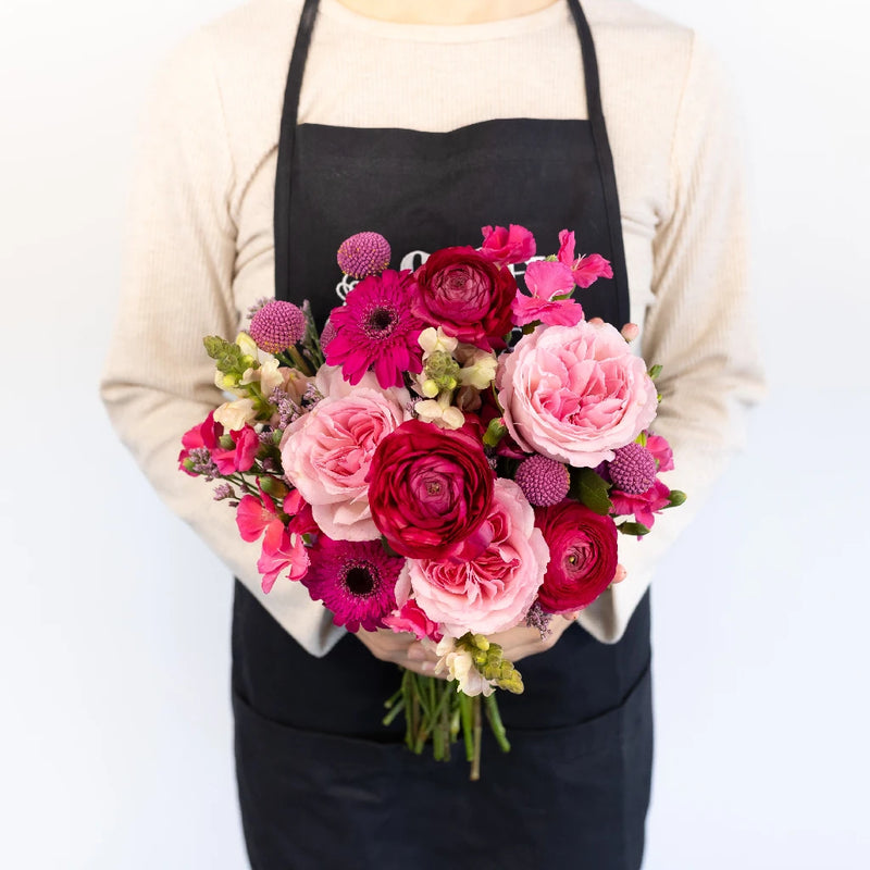 Gummy Pink Flower Centerpiece Apron - Image