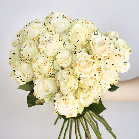 Spooky Scary Halloween Speckled Rose Bouquet
