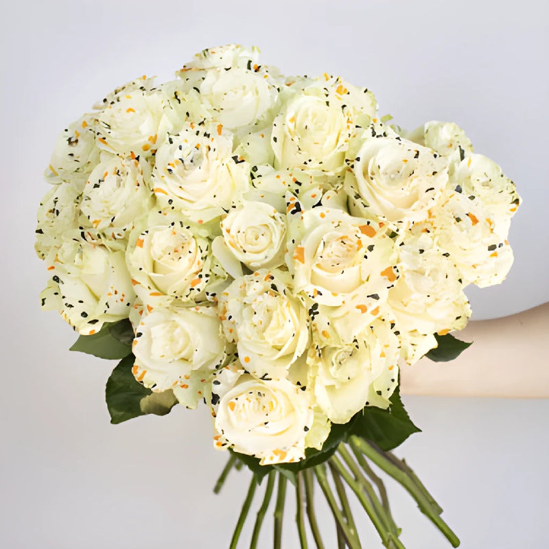 Spooky Scary Halloween Speckled Rose Bouquet