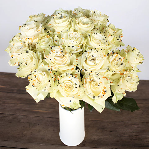 Spooky Scary Halloween Speckled Rose Bouquet
