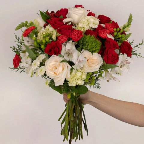 Happy Holidays Christmas Centerpieces Vase - Image