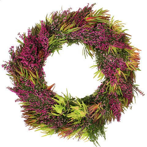 Heather and Safari Sunset Wreaths