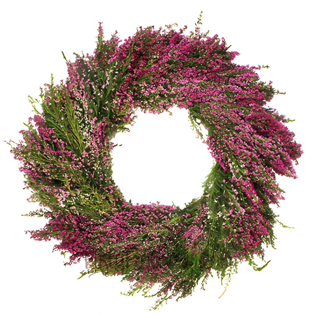 FiftyFlowers Heather Wreath