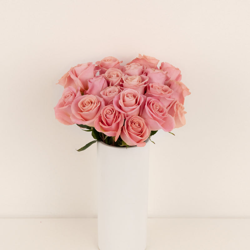 Hermosa Pink Rose Vase - Image