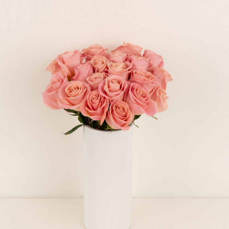 Hermosa Pink Rose Vase - Image