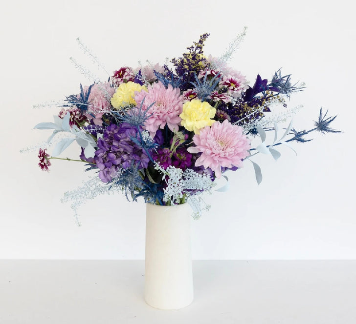 Holographic Purple Flower Bouquet Hand - Image