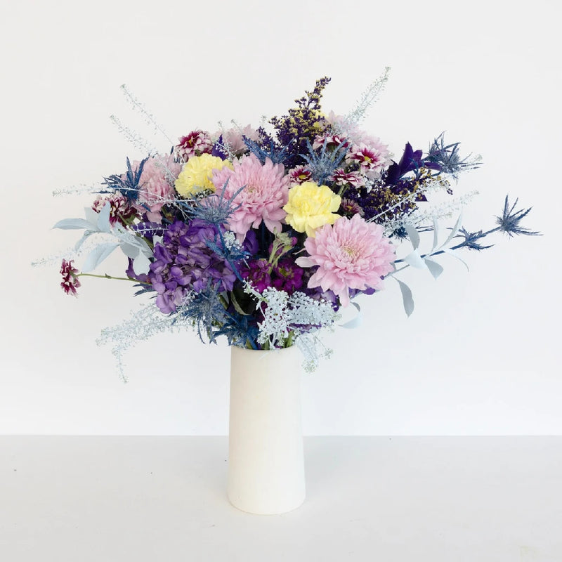 Holographic Purple Flower Bouquet Hand - Image