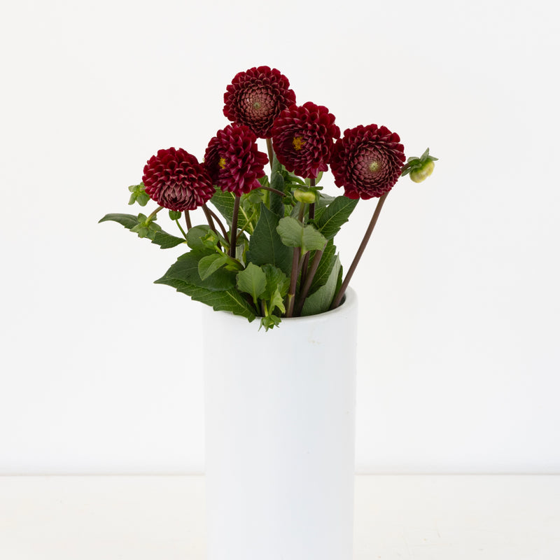 Honeycomb Red Dahlia Flower Vase - Image