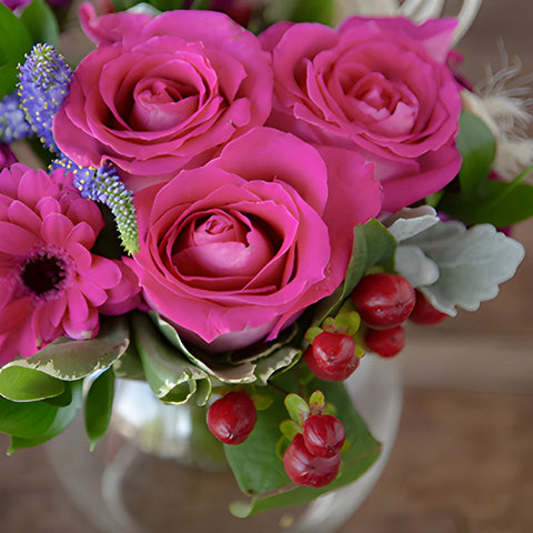 Hot Pink Themed Event Flower Centerpieces