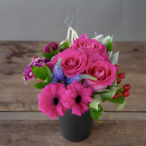 Hot Pink Themed Event Flower Centerpieces