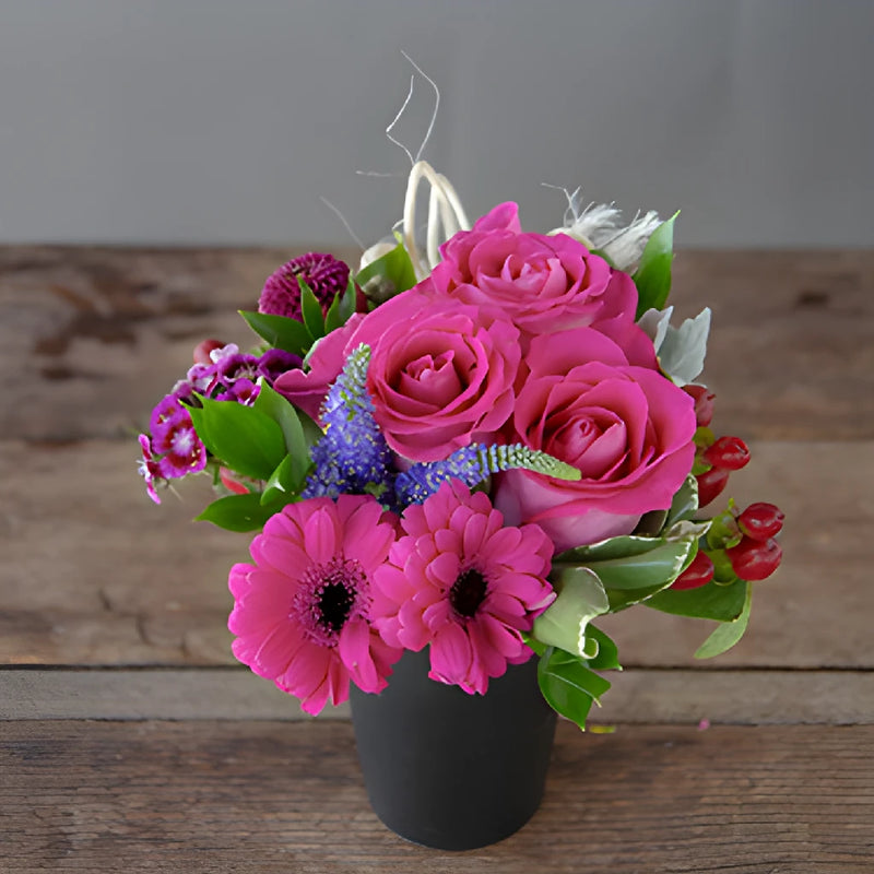 Hot Pink Themed Event Flower Centerpieces