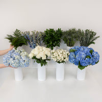 Hydrangea Hues Bouquet Bar Flower Kit Close Up - Image