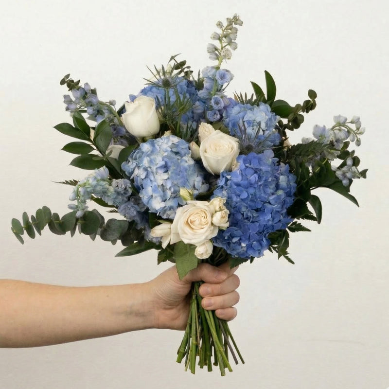 Hydrangea Hues Diy Flower Kit Vase - Image