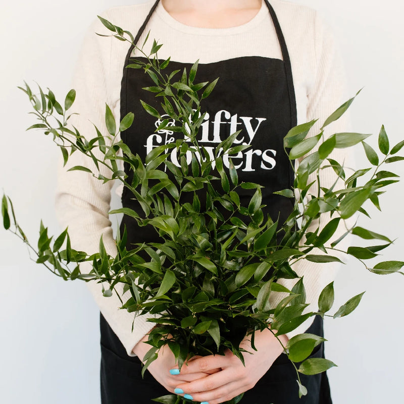 Italian Ruscus Greenery Apron - Image