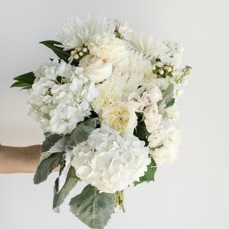 Ivory Oasis Wedding Centerpiece Vase - Image