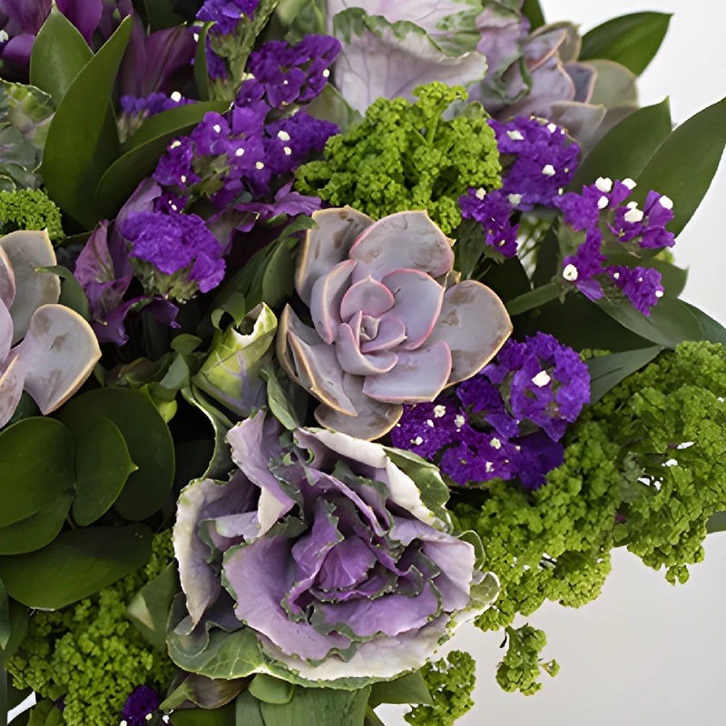Royal Purple Flower Centerpieces