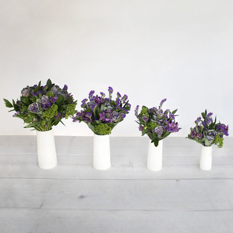 Royal Purple Flower Centerpieces