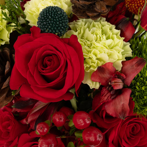 Jingle Bells Flower Centerpieces Close Up - Image