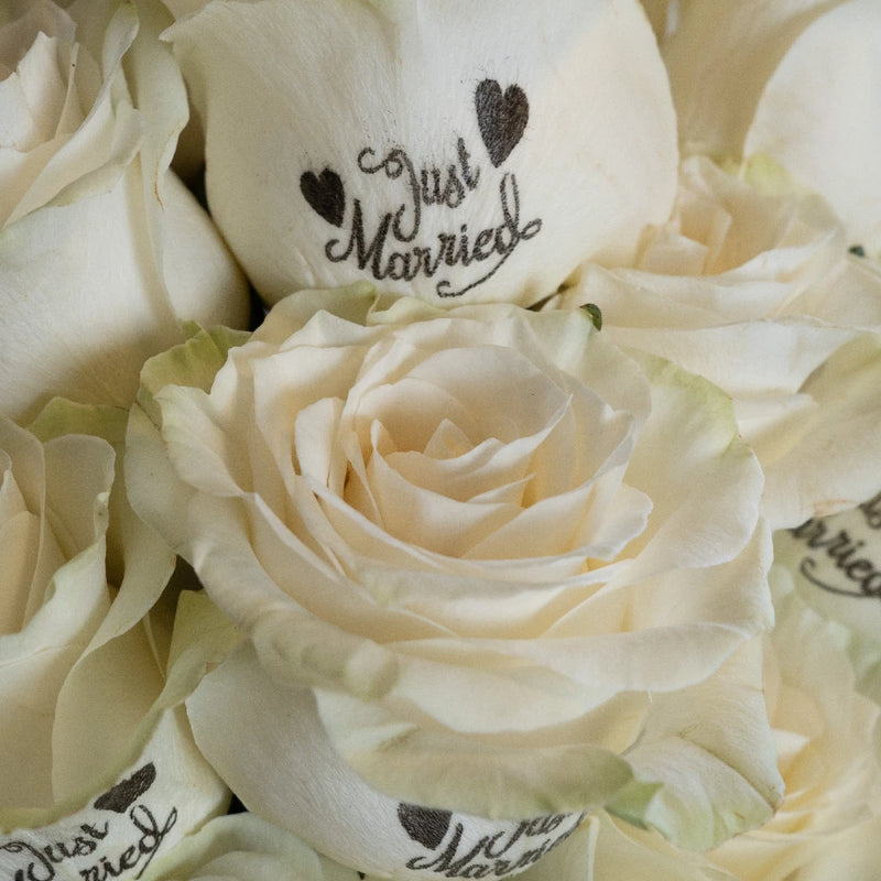 Just Married Close Up - Image