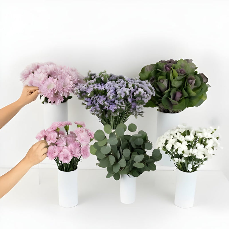 Kale Garden Party Bouquet Bar Flower Kit Close Up - Image