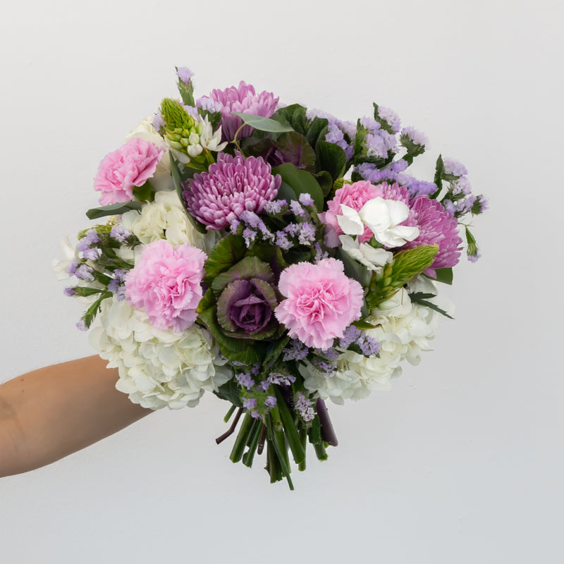 Kale Garden Party Diy Flower Kit Hands - Image