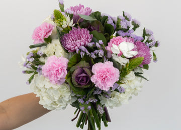 Kale Garden Party Flower Bouquet Vase - Image