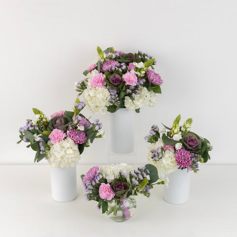 Kale Garden Party Flower Centerpieces Recipe - Image